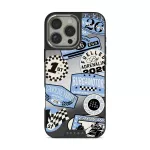 Finish Line - iPhone 16 Pro Case, Elite Mirror Dark (MagSafe) / Silver