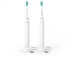 Philips Sonicare 3000 Series HX3675/13 2-pack Elektrinis dantų &scaron;epetėlis, Balta