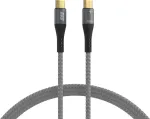 &bdquo;EFB USB-C laidas, 100 W, PD 3.0, 5 A, su &bdquo;E-Marker&ldquo; mikroschema, 3 m, pilkos spalvos&ldquo;