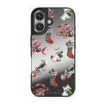 Merry Kitty - iPhone 16 Case, Elite Mirror Dark (MagSafe) / Gunmetal