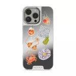 Seaside Muse - iPhone 16 Pro Max Case, Elite Mirror Light (MagSafe) / Silver