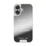 Focus On - iPhone 16 Case, Elite Mirror Light (MagSafe) / Silver