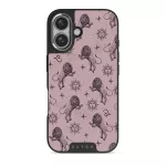 Leo - iPhone 16 Case, Elite Dark (MagSafe) / Silver / Pink