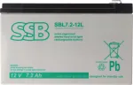 Akumuliatorius (AGM) SSB SBL (7.2Ah, 12V, F2, VRLA)