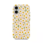 Pure Bliss - Daisy iPhone 17 Case, Elite Mirror Light (MagSafe) / Gold
