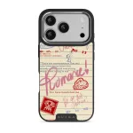 Library Card - iPhone 17 Pro Case, Elite Dark (MagSafe) / Silver
