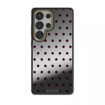 Red Velvet - Samsung Galaxy S25 Ultra Case, Elite Mirror Dark (Magnetic) / Gold