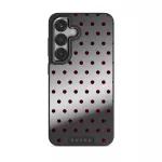 Red Velvet - Samsung Galaxy S25 Plus Case, Elite Mirror Dark (Magnetic) / Gunmetal