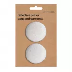 BOOKMAN Reflective Pin, round, black