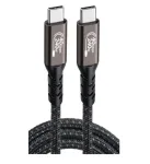 USB-C&ndash;USB-C kabelis Wirellee (1 m, 240 W, 40 Gbps, juodas)