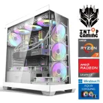 INTOP AQUA Ryzen 7 9700X 16GB DDR5 1TB SSD M.2 NVME RX9060XT 16GB WIN11