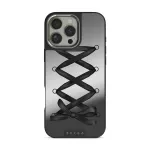 Forbidden - iPhone 16 Pro Max Case, Elite Mirror Dark (MagSafe) / Silver