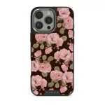 Desert Rose - iPhone 16 Pro Case, Elite Dark (MagSafe) / Silver