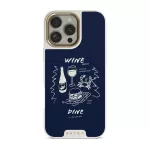 Wine & Dine - iPhone 16 Pro Case, Elite Light (MagSafe) / Gold