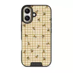 Honeycomb - iPhone 17 Case, Elite Dark (MagSafe) / Gold