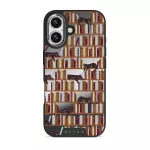 Ex Libris - iPhone 17 Case, Elite Mirror Dark (MagSafe) / Silver
