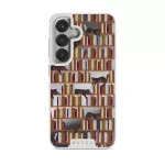 Ex Libris - Samsung Galaxy S25 Plus Case, Elite Mirror Light (Magnetic) / Silver