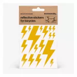 Helkurkleepsud jalgrattale BOOKMAN Reflective Stickers for Bicycles, Flash Yellow