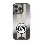 Classic Racing - iPhone 16 Pro Case, Elite Mirror Dark (MagSafe) / Gold