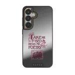 Read Me - Samsung Galaxy S25 Plus Case, Elite Mirror Dark (Magnetic) / Gold