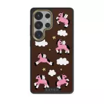 Cloud Hopping - Samsung Galaxy S25 Ultra Case, Elite Dark (Magnetic) / Gold