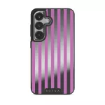 Serve It - Samsung Galaxy S25 Case, Elite Mirror Dark (Magnetic) / Silver