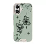 Gemini - iPhone 17 Case, Elite Light (MagSafe) / Silver / Turquoise