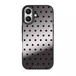 Red Velvet - iPhone 17 Case, Elite Mirror Dark (MagSafe) / Silver