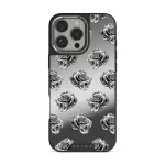 Frozen - iPhone 16 Pro Case, Elite Mirror Dark (MagSafe) / Silver