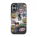 Open Late - iPhone 16 Case, Elite Mirror Dark (MagSafe) / Silver