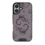 Scorpio - iPhone 16 Case, Elite Dark (MagSafe) / Silver / Purple