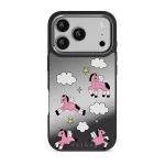 Cloud Hopping - iPhone 17 Pro Case, Elite Mirror Dark (MagSafe) / Gunmetal