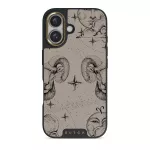 Aries - iPhone 16 Plus Case, Elite Dark (MagSafe) / Gold / Nude
