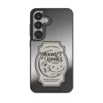 Moonlit Lovers - Samsung Galaxy S25 Case, Elite Mirror Dark (Magnetic) / Silver