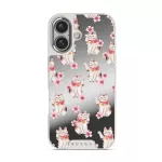 Maneki Neko - iPhone 16 Case, Elite Mirror Light (MagSafe) / Silver