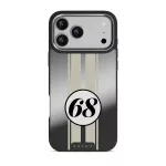 Classic Racing - iPhone 17 Pro Max Case, Elite Mirror Dark (MagSafe) / Silver
