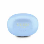 Guess Metallic Finish Classic Logo OWS Wireless Earphones Light Blue
