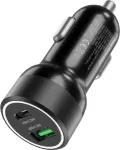 FoneKit Travel 51W, USB-C + USB-A -autolaturi