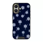 Frosty Pines - iPhone 17 Case, Elite Dark (MagSafe) / Gold