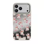 Maneki Neko - iPhone 17 Pro Max Case, Elite Mirror Light (MagSafe) / Silver
