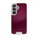 Dark Cherry - Samsung Galaxy S25 Case, Elite Light (Magnetic) / Silver