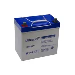 Akumuliatorius Ultracell UCG55-12 (55Ah, 12V, gelinis, gilus i&scaron;krovimas)