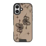 Gemini - iPhone 17 Case, Elite Dark (MagSafe) / Silver / Beige