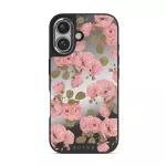 Desert Rose - iPhone 16 Case, Elite Mirror Dark (MagSafe) / Silver