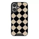 Proper Uniform - iPhone 16 Case, Elite Dark (MagSafe) / Silver