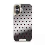 Red Velvet - iPhone 16 Case, Elite Mirror Light (MagSafe) / Gold