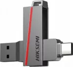&bdquo;Hikvision Dual Slim E307C&ldquo; USB atmintinė, 64 GB, pilka (HS-USB-E307C(STD)/64G/U3/NEWSEMI/WW)