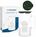 &bdquo;Wessper&ldquo; filtravimo ąsotis &bdquo;Wessper D4 BOROSILICATE MINI futureflow&trade; Aquaclassic&ldquo; (WES209-FF-GE)