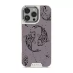 Pisces - iPhone 16 Pro Max Case, Elite Light (MagSafe) / Silver / Purple