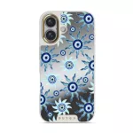 Blue Gaze - iPhone 16 Case, Elite Mirror Light (MagSafe) / Gold